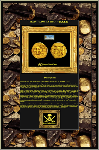 Spain 2 Escudos  1598-1621  PCGS 30 5