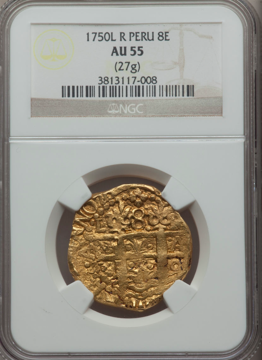 Graded coin comparison, NGC 55