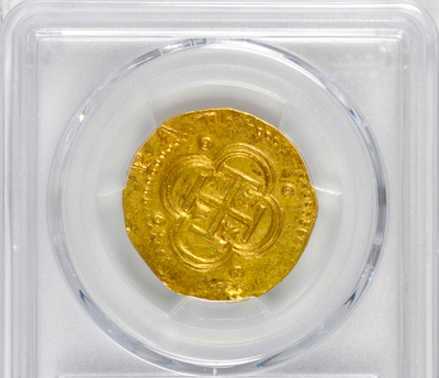 Spain 4 Escudos "King Philip II" 1556-98 PCGS 53 13