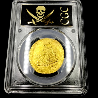 Spain 4 Escudos "King Philip II" 21556-98 PCGS 58 6