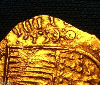 Spain 2 Escudos 1590 "Dated" NGC 62 Finest and Only 1 Known 4