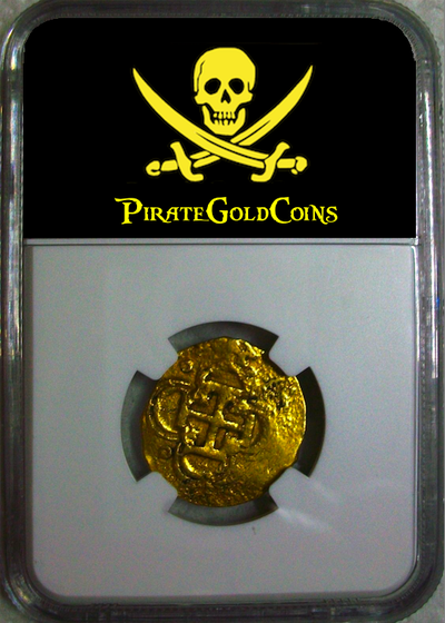 Spain 2 Escudos 1556-98 "Philip II" NGC 30 4