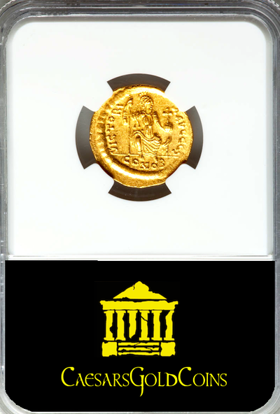 BYZANTINE EMPIRE  "JUSTIN II"  ~ NGC MS 5 x 5 ~ 6