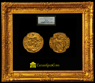 ITALY  1739  ZECCHINO  "MADONNA"  ~ NGC 62 ~ 3