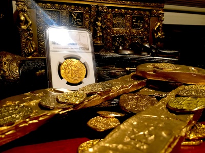 Peru 8 Escudos 1711 "1715 Plate Fleet" NGC 61 6