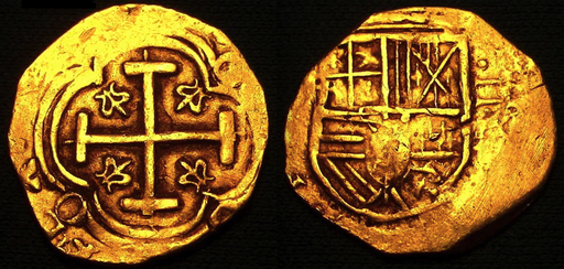 Colombia 2 Escudos 1623-65 NGC 40