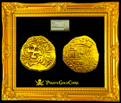 Colombia 2 Escudos "La Luz Shipwreck" 1739 "Dated" NGC 62 3