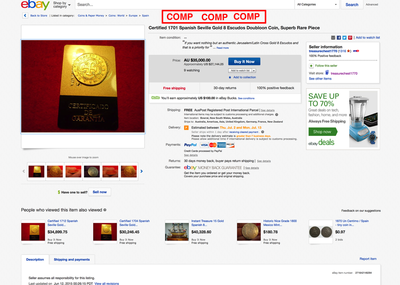 Spain 8 Escudos 1701 2