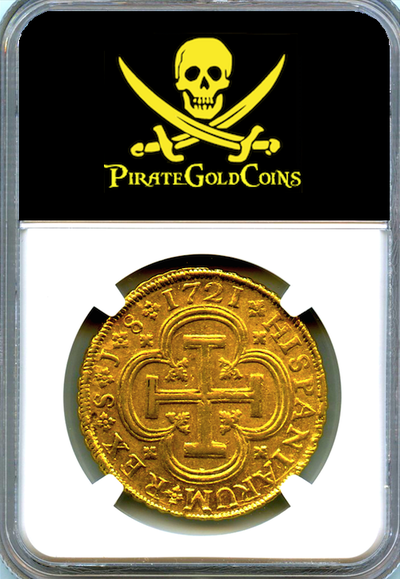 Spain 8 Escudos 1721 NGC 45 Only 3 Ever Graded 12