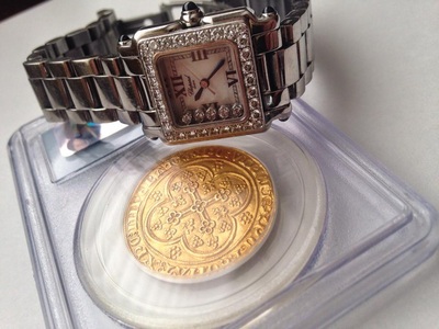 BELGIUM  1346-84  LOUIS de MALE CHAISE d'Or   ~ PCGS 62 ~ 3