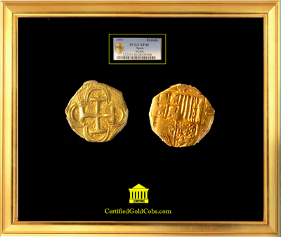 Spain 1 Escudo 1597 "dated" PCGS 40 2