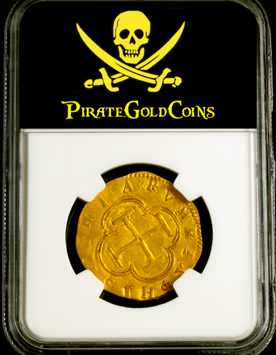 Spain 2 Escudos 1556-98 "King Philip II" NGC 55 "Toledo Mint" 6