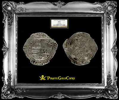 BOLIVIA  1613-17  8 REALES  ~ NGC 45 ~  3