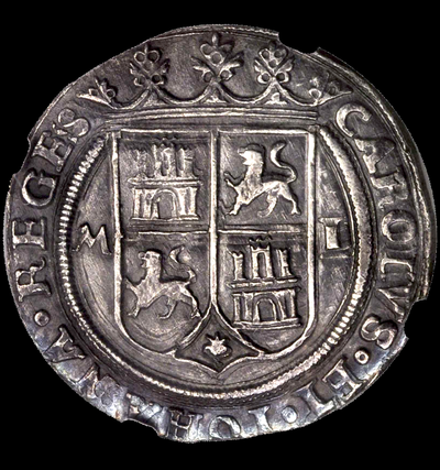 MEXICO 4 REALES 1542-55  "CARLOS & JOANNA"  ~ NGC 61 ~ 2