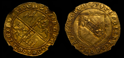 SPAIN  1406  DOBLA DE LA BANDA  "SEVILLE MINT"  NGC 55 4