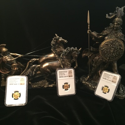 KINGDOM OF MACEDON (GREEK)  "PHILIP II"  359-336 BC ~ NGC  XF ★5 x 5 ~ ALEXANDER III STATER  ★STAR★ 10