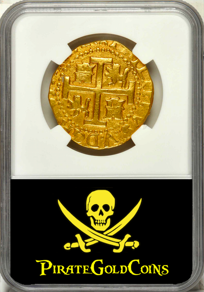 Peru 8 Escudos 1712 "1715 Plate Fleet" NGC 50 Double Date 7