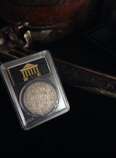 MEXICO  8 REALES  1770 PILLAR DOLLAR  ~ PCGS 45 ~ 5