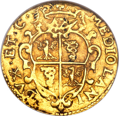 ITALY   1630  2 DOPPIE   "KING PHILIP IV"  ~ NGC 55 ~ 7