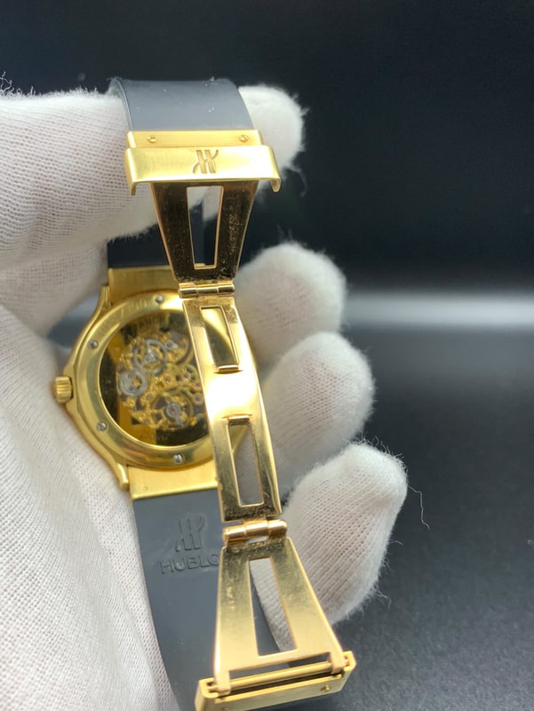 18kt Hublot 8/100 Vintage 1989 Rare MDM 1512.3 Skeleton 8