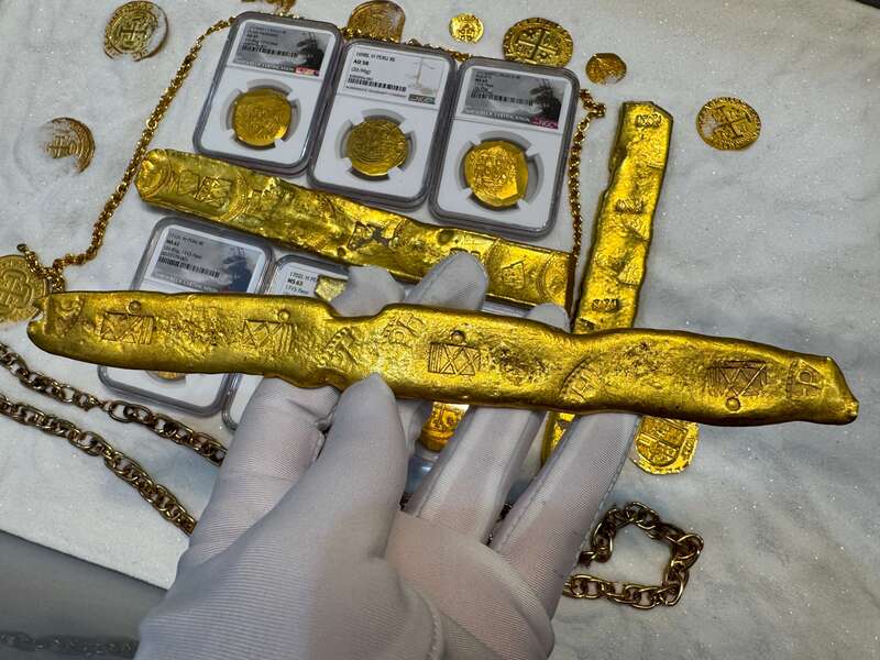 Atocha 1622 Shipwreck Gold Bar 10.5 Oz 13