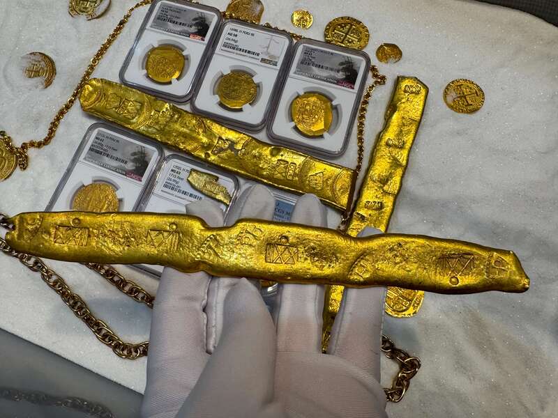 Atocha 1622 Shipwreck Gold Bar 10.5 Oz 14