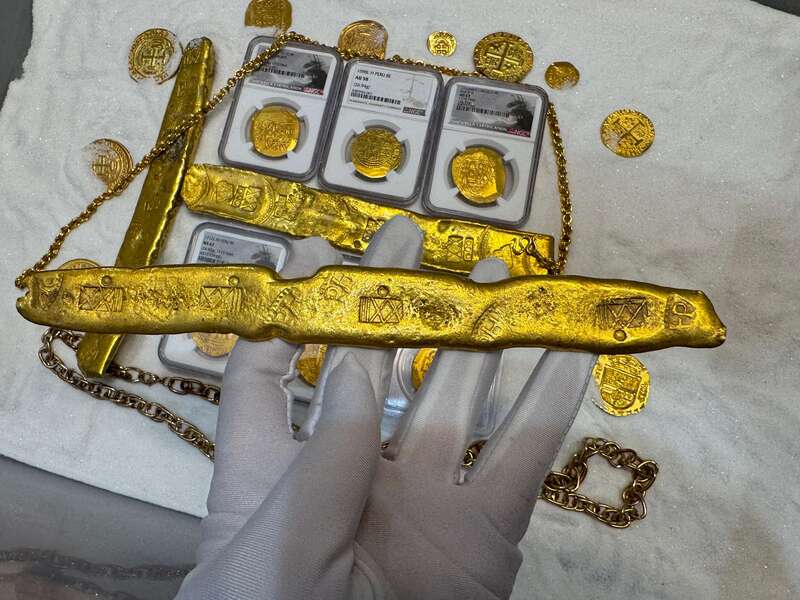 Atocha 1622 Shipwreck Gold Bar 10.5 Oz 2