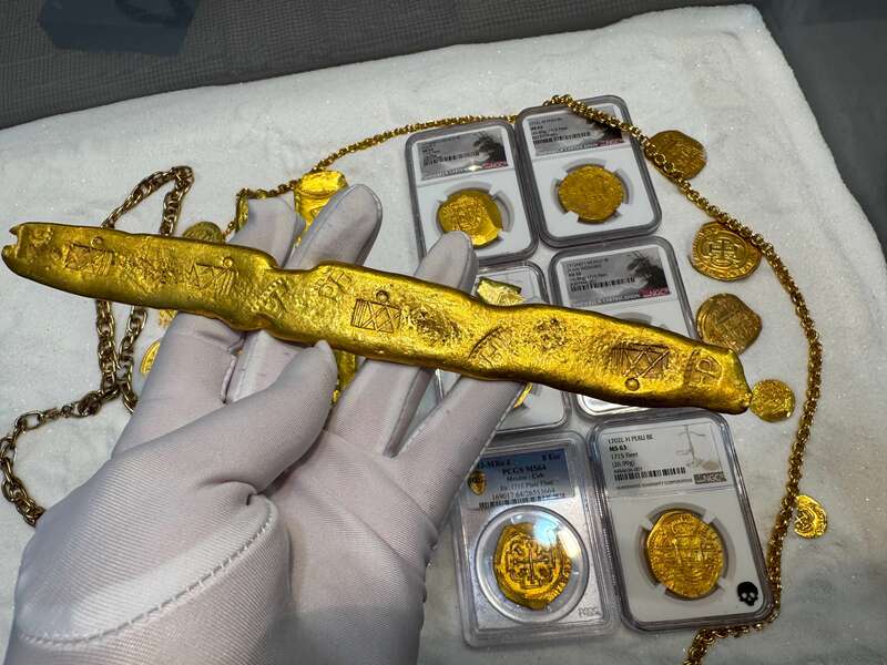 Atocha 1622 Shipwreck Gold Bar 10.5 Oz 26