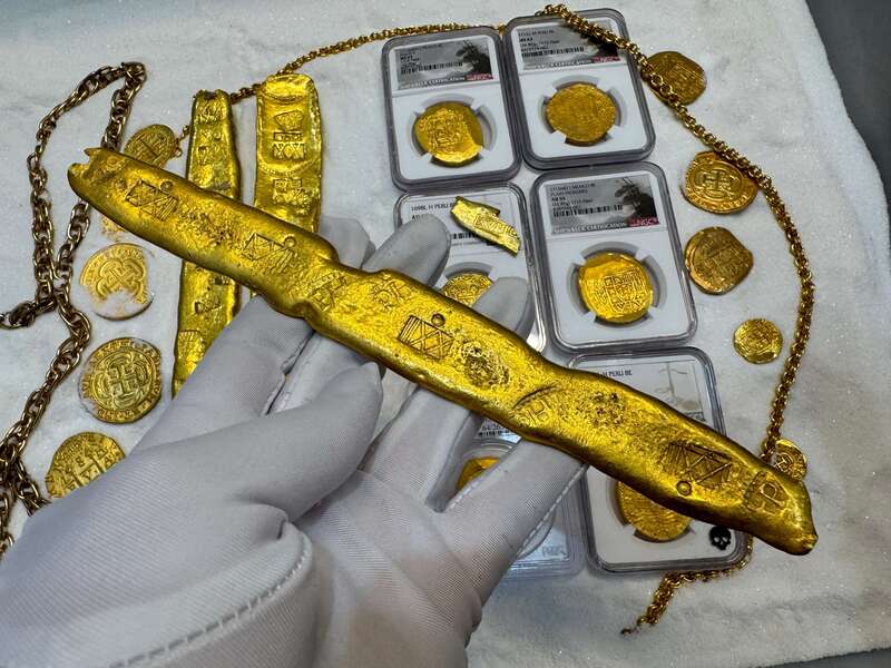 Atocha 1622 Shipwreck Gold Bar 10.5 Oz 30