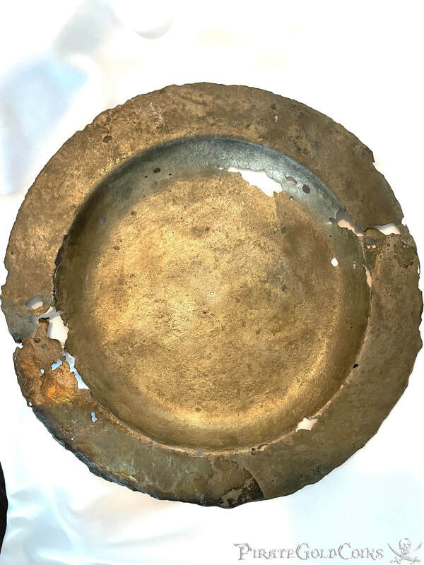 Silver Plate from the 'Atocha 1622 Shipwreck' 2