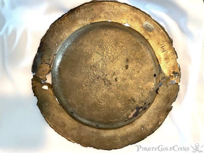 Silver Plate from the 'Atocha 1622 Shipwreck'