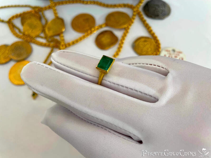 Gold & Emerald "Atocha 1622 Shipwreck" Ring 11