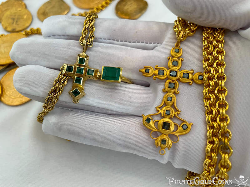 Gold & Emerald "Atocha 1622 Shipwreck" Ring 22