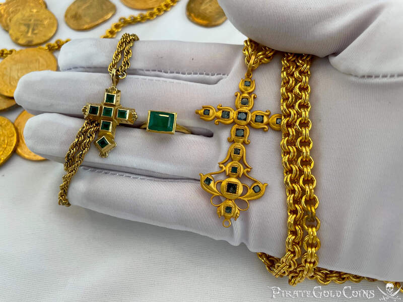 Gold & Emerald "Atocha 1622 Shipwreck" Ring 14