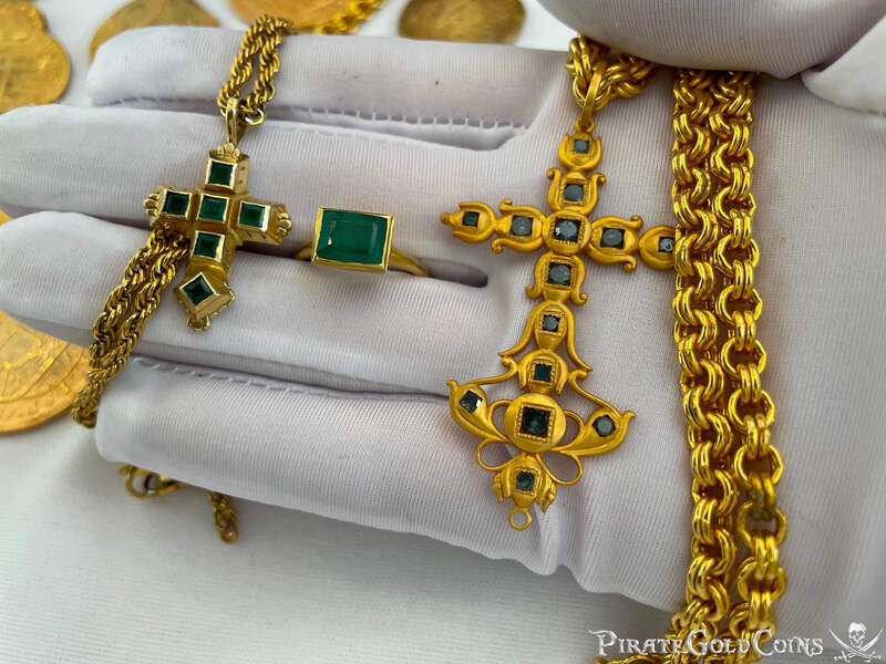 Gold & Emerald "Atocha 1622 Shipwreck" Ring 26