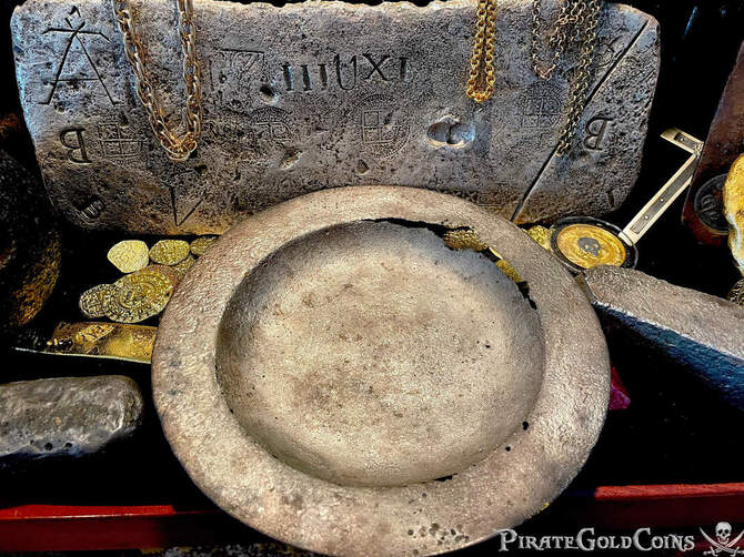 Atocha 1622 Shipwreck Silver Plate 224 grams