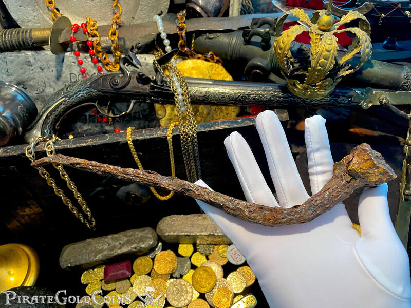 Iron Deck Spike "From the Atocha 1622 Shipwreck" ​14" Long! 4