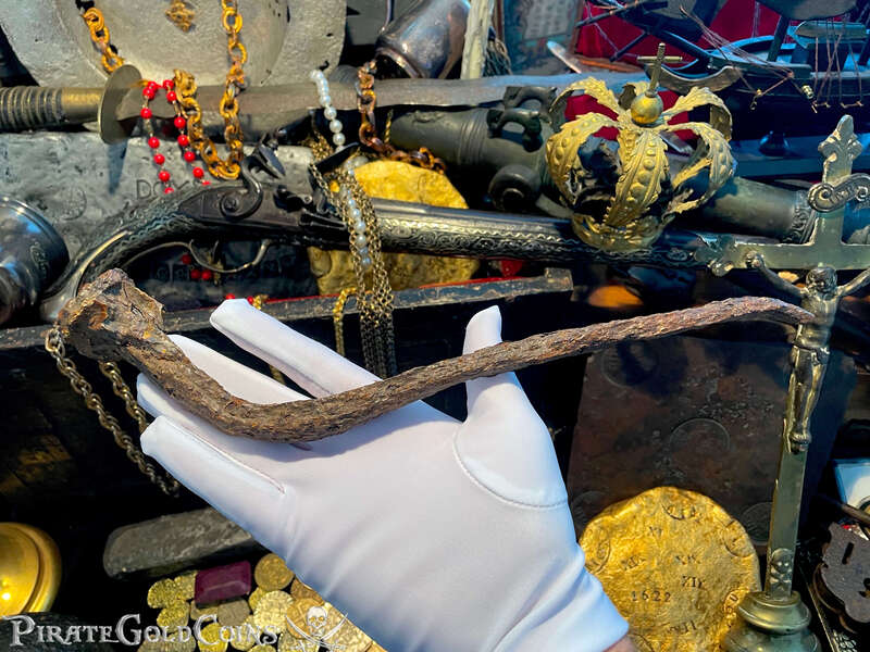 Iron Deck Spike "From the Atocha 1622 Shipwreck" ​14" Long! 6