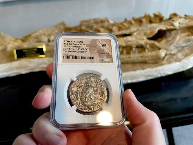 Attica, Athens 2nd-1st Century BC "Owl" NGC VF 2