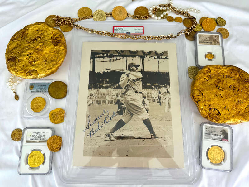 Babe Ruth Signed Photo PSA/DNA 10! 3