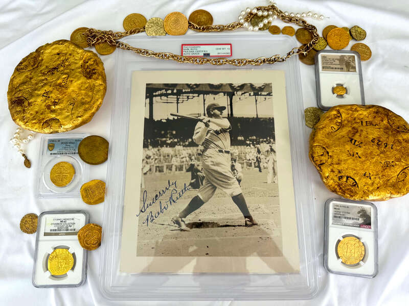 Babe Ruth Signed Photo PSA/DNA 10! 6