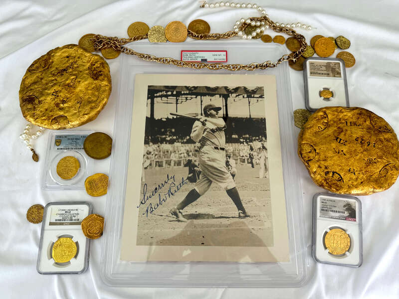 Babe Ruth Signed Photo PSA/DNA 10! 7