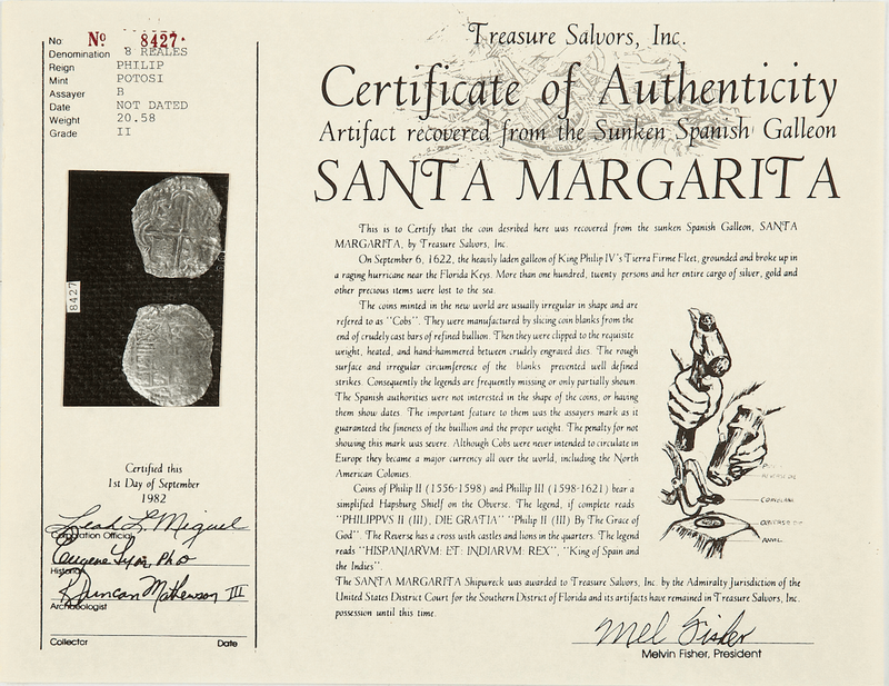 Bolivia 8 Reales 1578-1621 "Santa Margarita 1622 Shipwreck" RAW 4