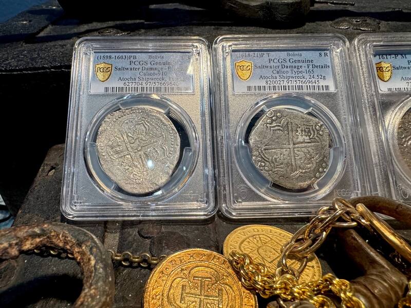 Bolivia 8 Reales 1598-1603 "Atocha 1622 Shipwreck" PCGS F 14