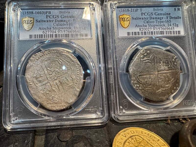 Bolivia 8 Reales 1598-1603 "Atocha 1622 Shipwreck" PCGS F 15