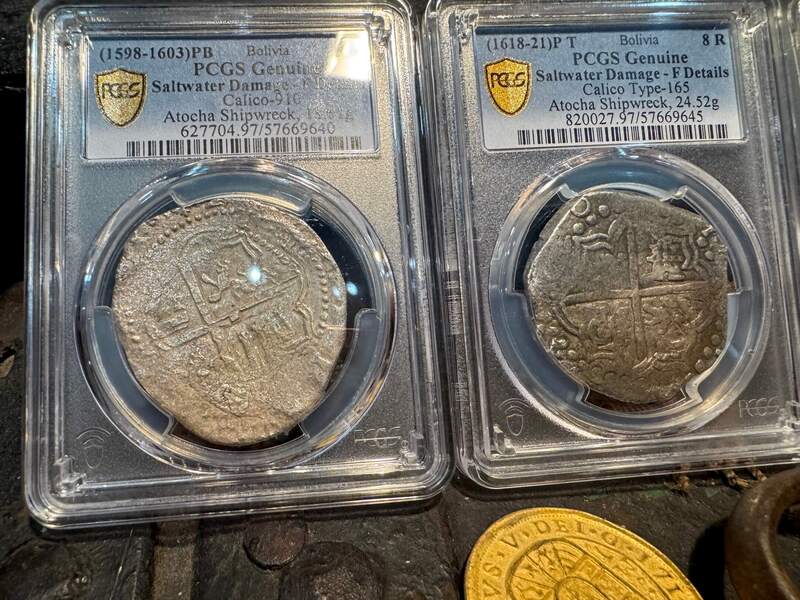 Bolivia 8 Reales 1598-1603 "Atocha 1622 Shipwreck" PCGS F 16