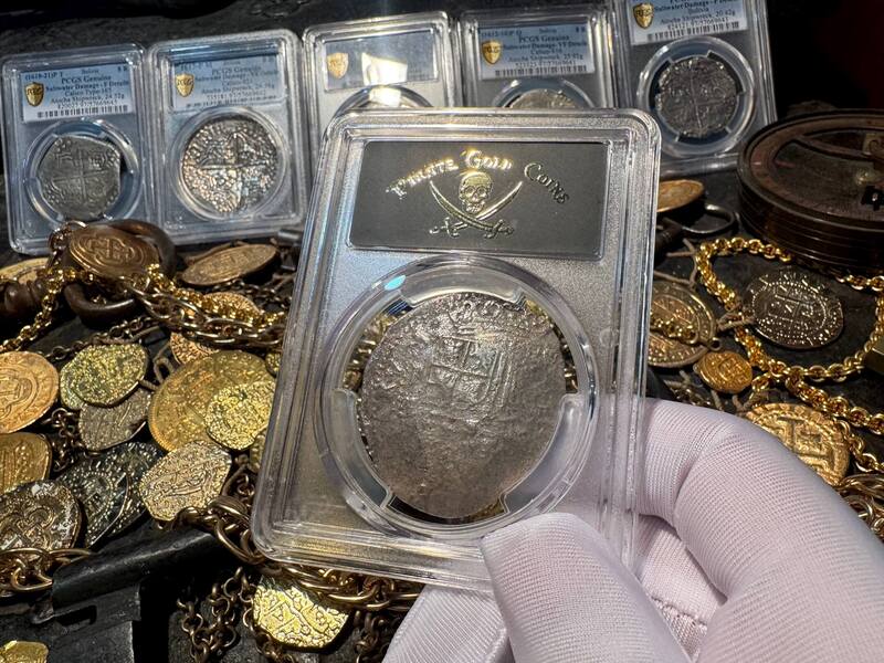 Bolivia 8 Reales 1598-1603 "Atocha 1622 Shipwreck" PCGS F 7