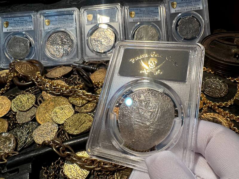 Bolivia 8 Reales 1598-1603 "Atocha 1622 Shipwreck" PCGS F 9