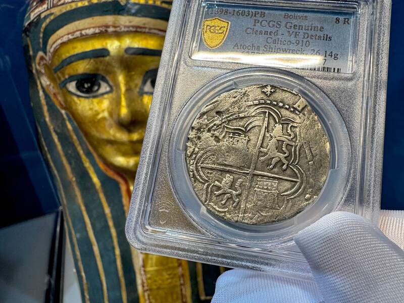Bolivia 8 Reales 1598-1603 "Atocha Research Collection" PCGS VF 5