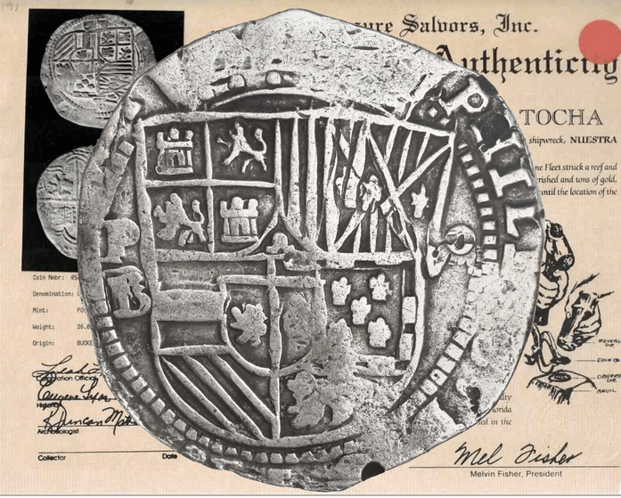 Bolivia 8 Reales 1598-1603 "Atocha Research Collection" PCGS VF